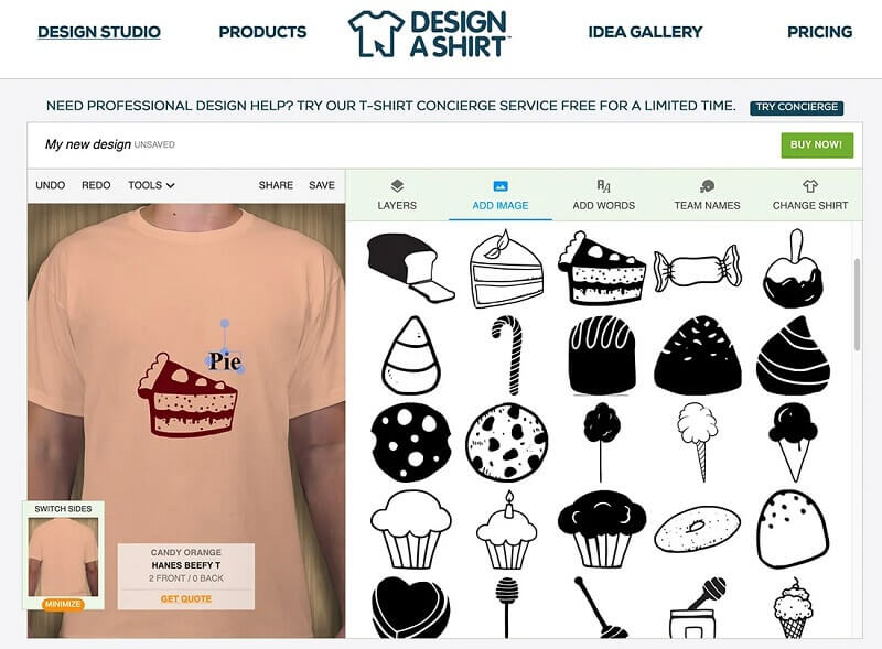 نرم افزار Design a Shirt