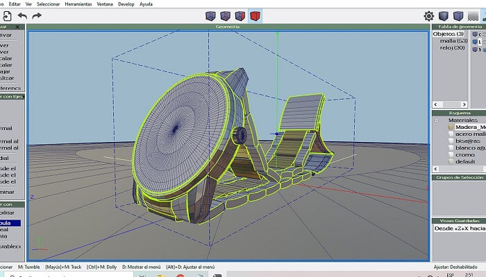 برنامه طراحی Wings3D 